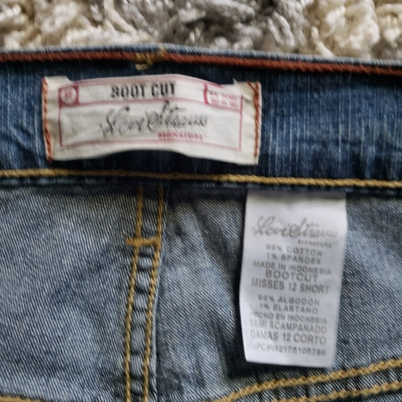 NWT Levi's Slim Fit Boot Cut Jeans 12 Short - Picture 8 of 8